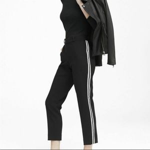 Banana Republic Avery Tuxedo Side Stripe Ankle Pants